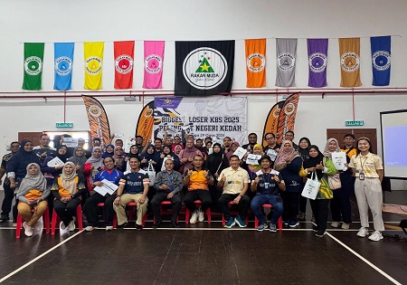 PROGRAM BIGGEST LOSER KBS 2025 PERINGKAT NEGERI KEDAH TELAH MEMBUKA TIRAINYA SECARA RASMI