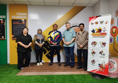 KUNJUNG HORMAT PERSATUAN SUKAN ORANG PEKAK KEDAH KE JBSN KEDAH