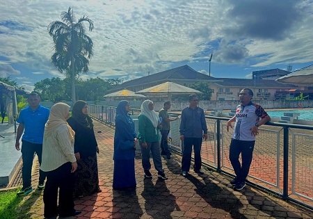 LAWATAN FASILITI SUKAN JABATAN BELIA DAN SUKAN 