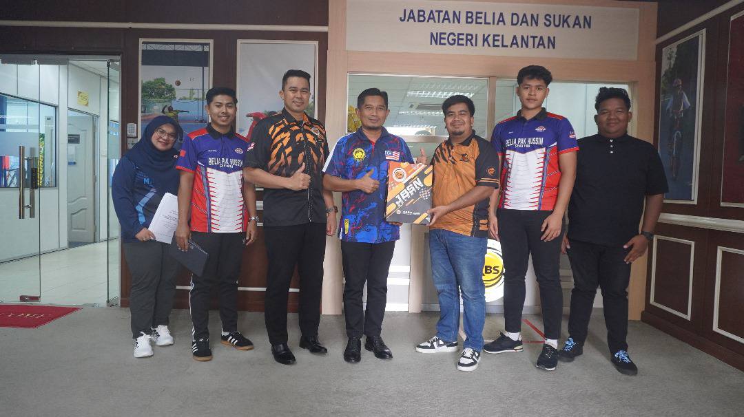 KUNJUNGAN HORMAT KELAB BELIA PAK HUSSIN KE JABATAN BELIA DAN SUKAN NEGERI KELANTAN