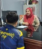 LAPOR DIRI PELAJAR LATIHAN INDUSTRI DI PEJABAT BELIA DAN SUKAN DAERAH MACHANG