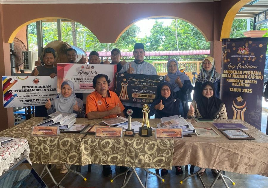 LAWATAN PANEL PENILAI APBN KE KELAB BELIA SENI WARISAN PUSAKA KEMUNCHUP 