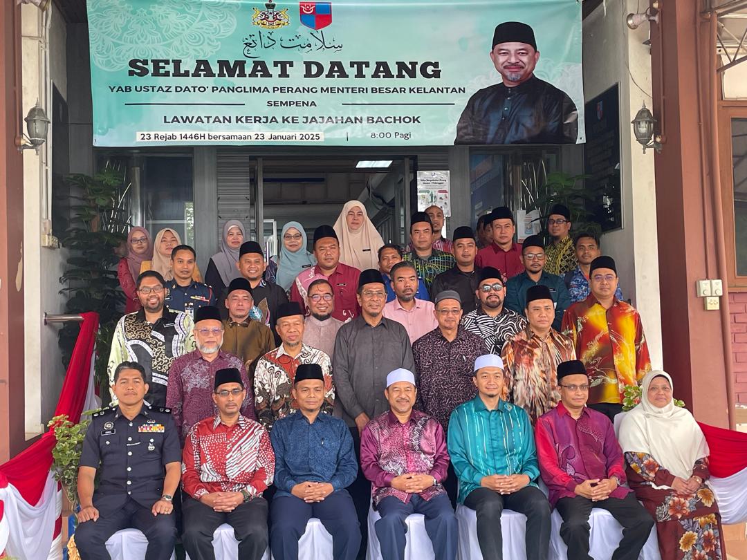 MAJLIS TAKLIMAT PEMBANGUNAN JAJAHAN BACHOK SEMPENA PROGRAM LAWATAN YAB DATO’ PANGLIMA PERANG MENTERI BESAR KELANTAN KE JAJAHAN BACHOK  