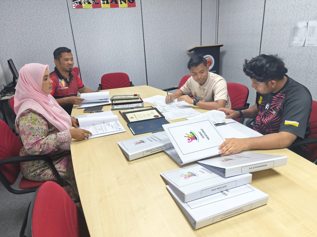 SESI PERJUMPAAN BERSAMA KELAB BELIA BANDAR MACHANG