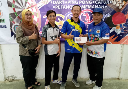 Pertandingan Ping Pong Program 1000 Liga Peringkat Daerah Jeli Berlangsung Sengit