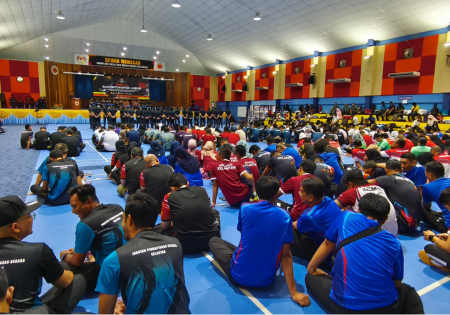 Kejohanan Badminton Inter Agensi Piala Pengarah KPDN Kelantan Sempena Hari Penguatkuasa ke-53 Meriah di Kompleks Belia dan Sukan Kelantan