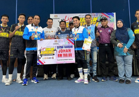 Kejohanan Sepak Takraw Liga Sukan Komuniti Peringkat Negeri Kelantan 2025 Berlangsung Meriah