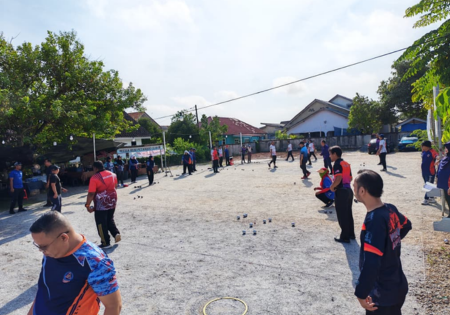 KEJOHANAN PETANQUE 1000 LIGA ANTARA AGENSI TANAH MERAH MENDAPAT SAMBUTAN HEBAT