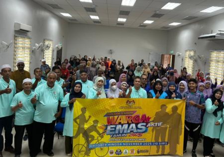 Program Senaman Warga Emas Aktif Siri 9 Meriahkan Komuniti Kampung Pengkalan Kubor
