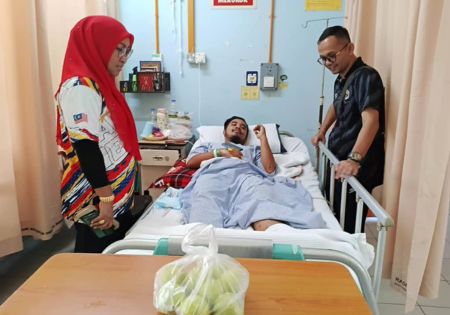 Ziarah Prihatin Melawat Ahli Kelab Wijaya