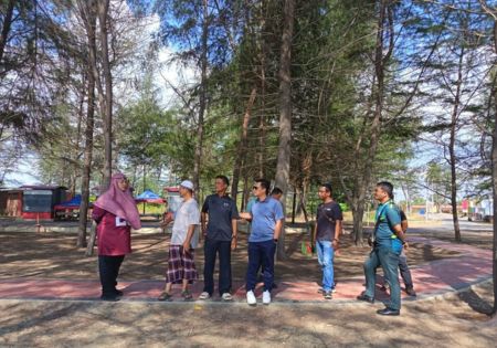PBSD BACHOK TINJAU TAPAK PROJEK PLANET DI PANTAI KEMASIN