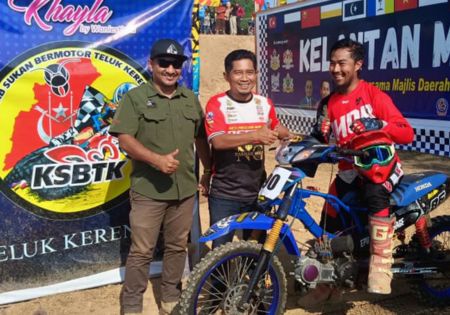 DANA SUKAN KOMUNITI PERKASAKAN MOTOCROSS: PENGARAH JBS KELANTAN RASMI TRACK-DAYS TELUK KERENGGA