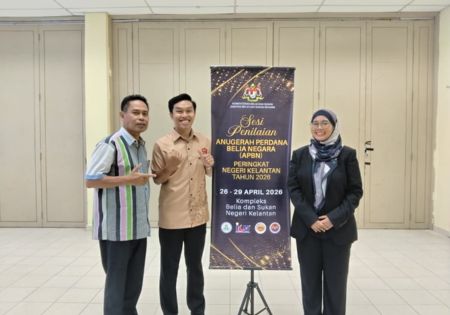 DUA CALON INDIVIDU DARI DAERAH JELI BERENTAP DI APBN PERINGKAT NEGERI KELANTAN