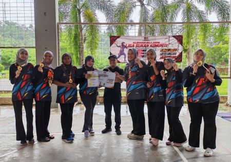 KEJOHANAN BOLA JARING LIGA SUKAN KOMUNITI DAERAH TANAH MERAH 2026 MERIAHKAN ARENA SUKAN WANITA