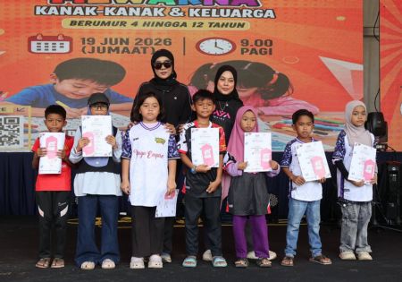 PERTANDINGAN MEWARNA TARIK PENYERTAAN KANAK-KANAK DAN KELUARGA DI FIESTA RAKAN MUDA KELANTAN 2026