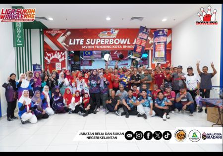 LIGA SUKAN WARGA EMAS PERINGKAT NEGERI KELANTAN 2026 MERIAH DENGAN ACARA TENPIN BOLING
