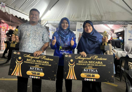 Tempat Ketiga Kategori Individu Lelaki Dan Wanita Milik Daerah Kota Bharu