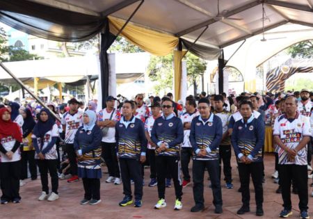 Sambutan Meriah Hari Sukan Negara 2025 Peringkat Negeri Kelantan di Dataran Masjid Jamek Muhammadi, Kota Bharu