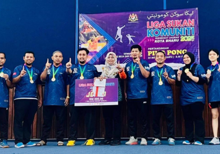 Pasukan SAB Empire Ungguli Kejohanan Ping Pong Liga Sukan Komuniti (LSK) Peringkat Daerah Kota Bharu 2025