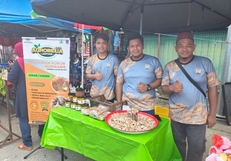 Projek Penanaman Cendawan Kukur Kelab Belia Seni Warisan Pusaka Kemunchup Mula Dipasarkan Di Sekitar Daerah Machang