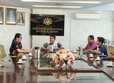 KUNJUNG HORMAT SUPER PANDA TEAM KE JABATAN BELIA DAN SUKAN WILAYAH PERSEKUTUAN KUALA