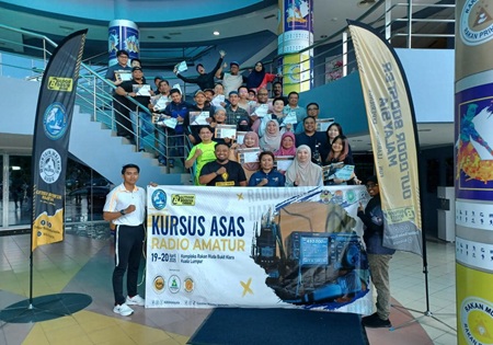 MAJLIS PENYAMPAIAN SIJIL KURSUS ASAS RADIO AMATUR