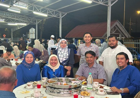 PEGAWAI BELIA DAN SUKAN KAWASAN TITIWANGSA/SETIAWANGSA HADIR MAJLIS RUMAH TERBUKA AIDILFITRI MAYC KAWASAN TITIWANGSA 