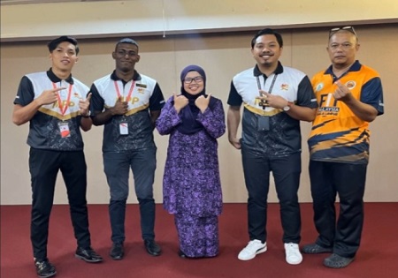 KUNJUNGAN HORMAT PEJABAT BELIA DAN SUKAN KAWASAN BATU / WANGSA MAJU KE NEWTON INTERNATIONAL COLLEGE DAN PERBINCANGAN PROGRAM RAKAN MUDA RAMADAN BERSAMA RAKAN STRATEGIK
