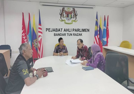 PERBINCANGAN PBSK CHERAS / BANDAR TUN RAZAK BERSAMA PEGAWAI KHAS PARLIMEN BANDAR TUN RAZAK (BTR) DAN KAWASAN RUKUN TETANGGA (KRT) BANDAR TUN RAZAK