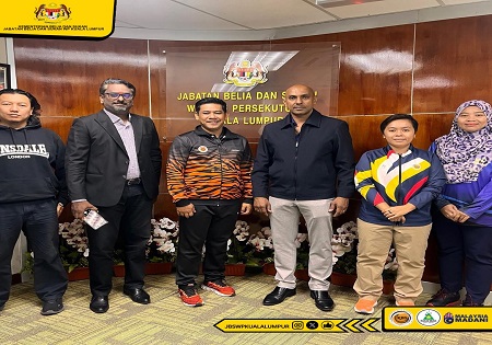JABATAN BELIA DAN SUKAN WP KUALA LUMPUR TERIMA KUNJUNG HORMAT DARIPADA PERSATUAN KARATE KUALA LUMPUR