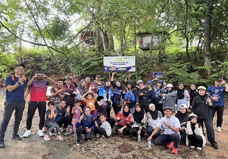 PBSK TITIWANGSA/SETIAWANGSA MENYERTAI XPLORASI ALAM DI BUKIT DINDING SETIAWANGSA