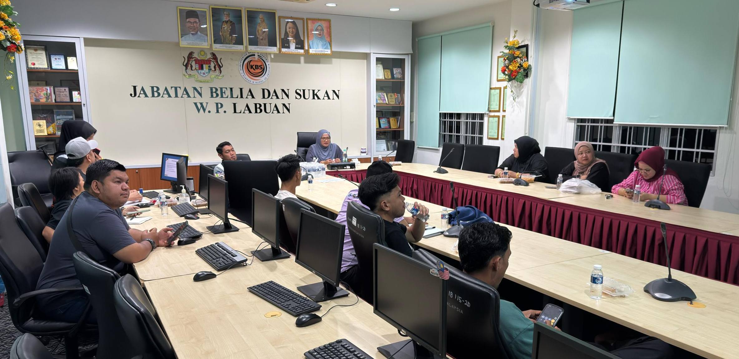 MESYUARAT PENYELARASAN SAMBUTAN HARI BELIA NEGARA (HBN) PERINGKAT W.P. LABUAN BERSAMA MBL BIL. 1/2025