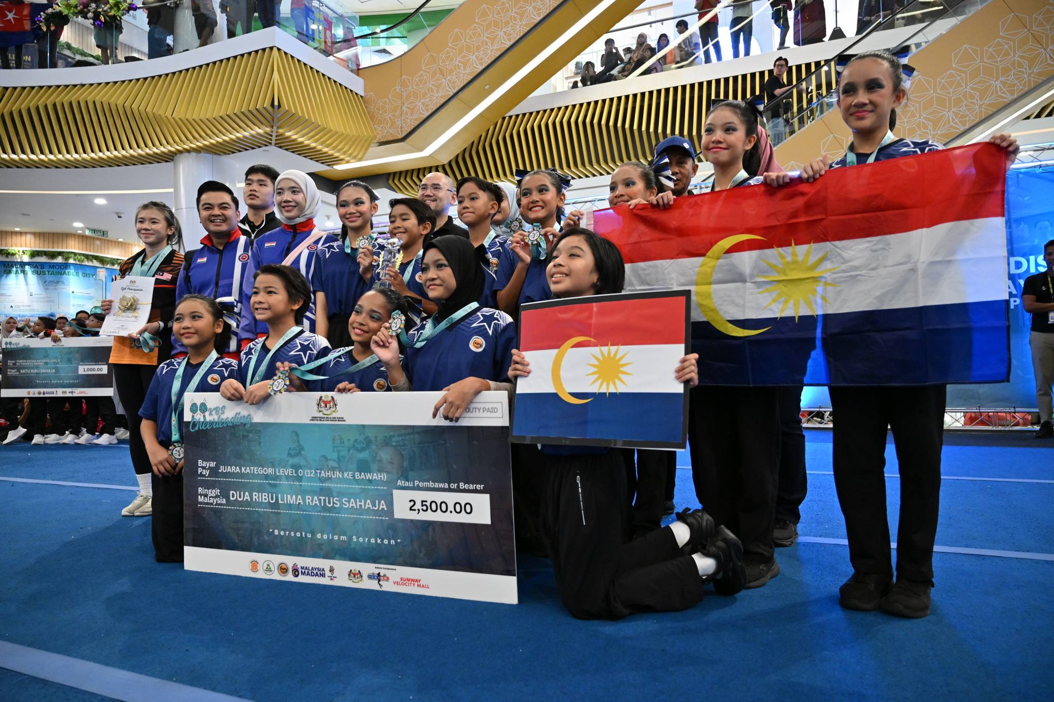 W.P.LABUAN JUARA PERTANDINGAN CHEERLEADING PERINGKAT KEBANGSAAN 2025