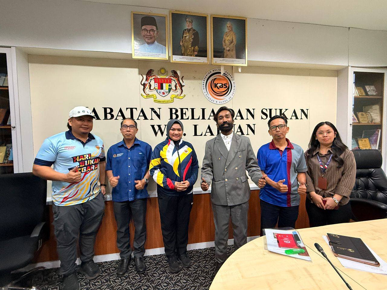 KUNJUNGAN HORMAT LABUAN INTERNATIONAL SCHOOL (LIS) KE JABATAN BELIA DAN SUKAN WP LABUAN