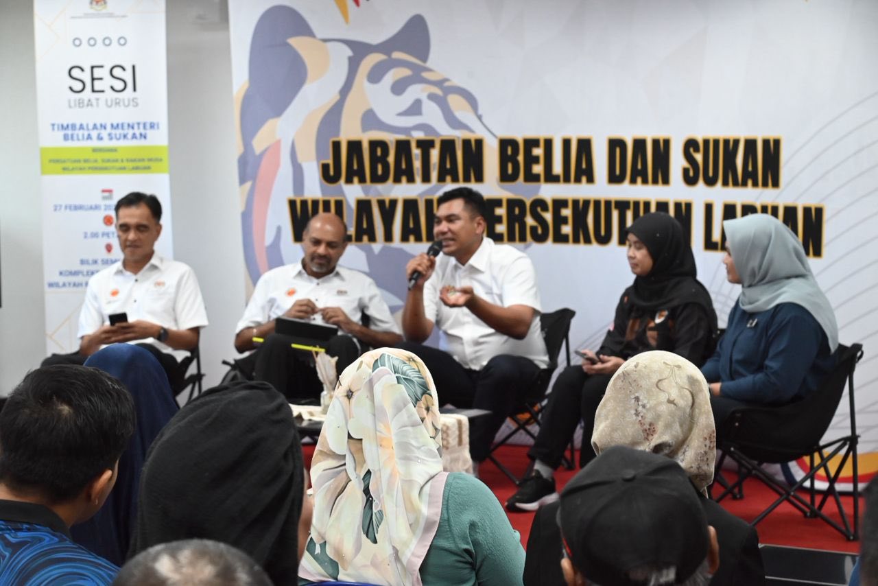 SESI LIBAT URUS YB TIMBALAN MENTERI BELIA DAN SUKAN BERSAMA NGO BELIA, SUKAN DAN RAKAN MUDA WILAYAH PERSEKUTUAN LABUAN