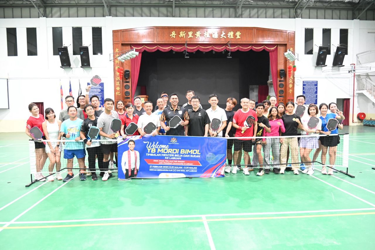 SESI MEET, GREET AND TALK YB TIMBALAN MENTERI BELIA DAN SUKAN BERSAMA KOMUNITI PICKLEBALL LABUAN