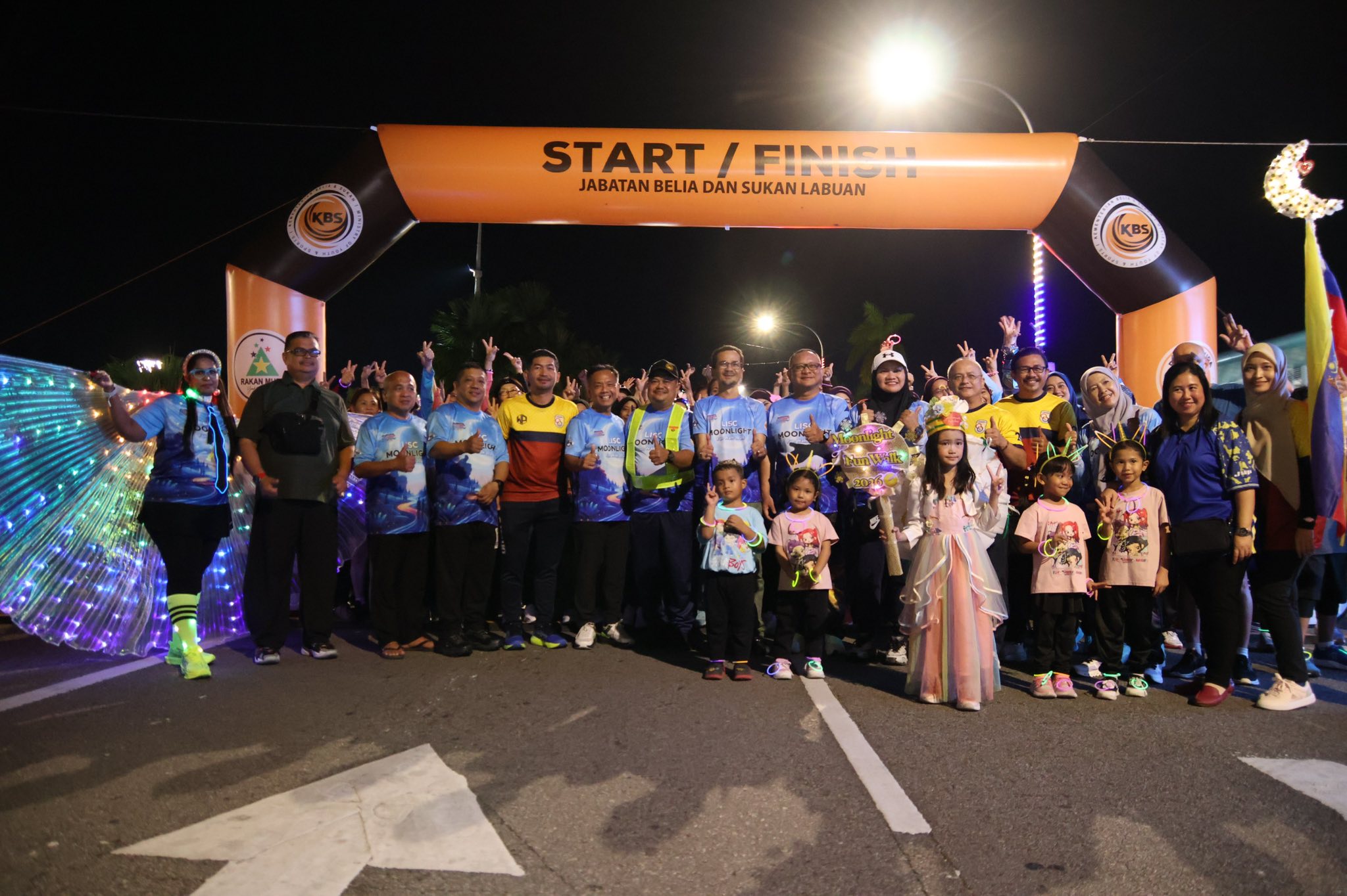 LISC MOONLIGHT FUN WALK 2026 CATAT 2,326 PENYERTAAN