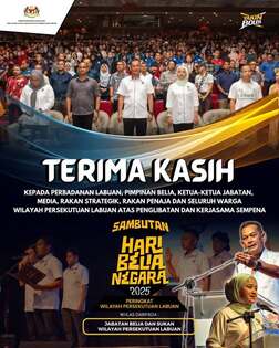 Terima kasih kepada semua yang menjayakan Sambutan Hari Belia Negara Peringkat WP Labuan Tahun 2025
