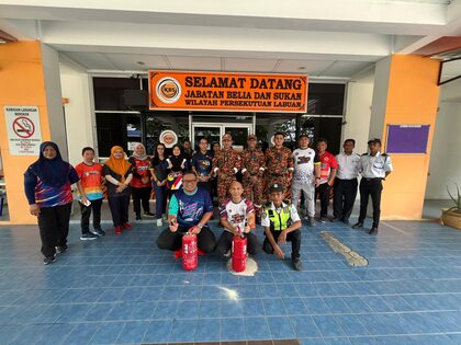 TAKLIMAT KESELAMATAN OLEH JABATAN BOMBA DAN PENYELAMAT MALAYSIA WP LABUAN