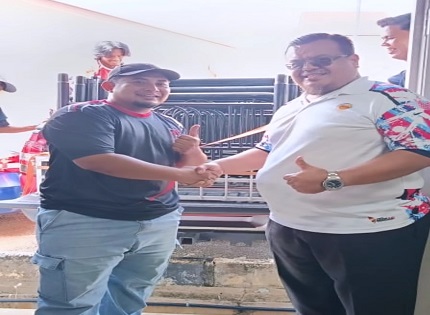 PERSATUAN SUKAN TERUS DIPERKASA DENGAN SUMBANGAN PERALATAN