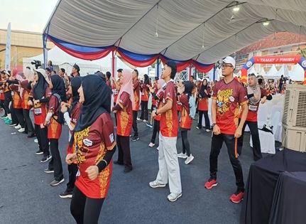 PROGRAM MALAYSIA AKTIF @ KOMUNITI SIRI 4 SEMPENA RENTAK BERTANDAK FUN RUN 2025