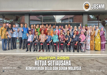 LAWATAN RASMI KETUA SETIAUSAHA KEMENTERIAN BELIA DAN SUKAN MALAYSIA KE KOMBES MELAKA