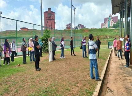 LAWATAN TAPAK BAGI PROJEK MENAIK TARAF GELANGGANG FUTSAL DI KOMPLKES BELIA DAN SUKAN NEGERI MELAKA