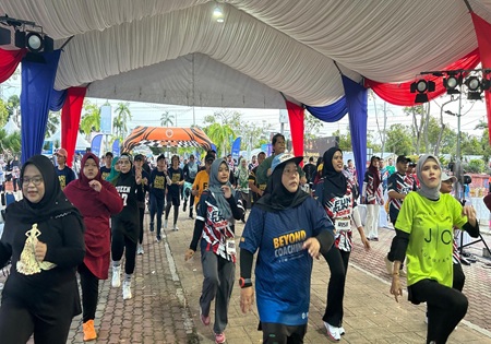 PROGRAM INTERVENSI SESI 1 @ AEROBIK SEMPENA BIGGEST LOSER KBS PERINGKAT NEGERI MELAKA 2025.