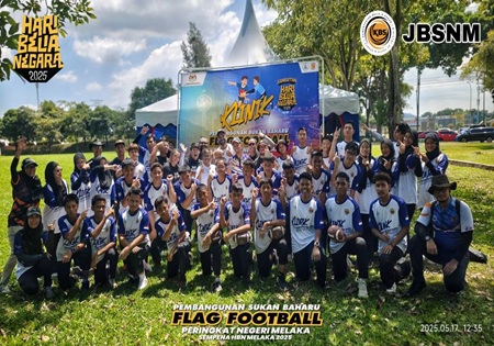 KLINIK PEMBANGUNAN SUKAN BAHARU FLAG FOOTBALL PERINGKAT NEGERI MELAKA 2025