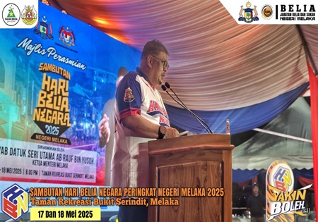 MAJLIS PERASMIAN SAMBUTAN HARI BELIA NEGARA PERINGKAT NEGERI MELAKA TAHUN 2025 MERIAH