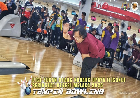 TENPIN BOWLING MEMBUKA TIRAI LIGA SUKAN OKU NEGERI MELAKA 2025