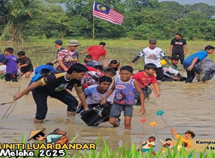 600 PESERTA GEGARKAN SAWAH GADEK DI PROGRAM SUKAN KOMUNITI LUAR BANDAR MELAKA 2025