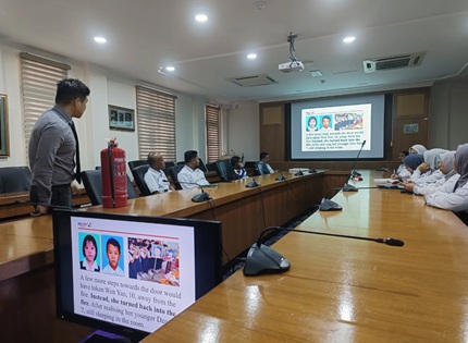 SEMINAR KESELAMATAN (KESEDARAN KEBAKARAN) JABATAN BELIA DAN SUKAN NEGERI MELAKA