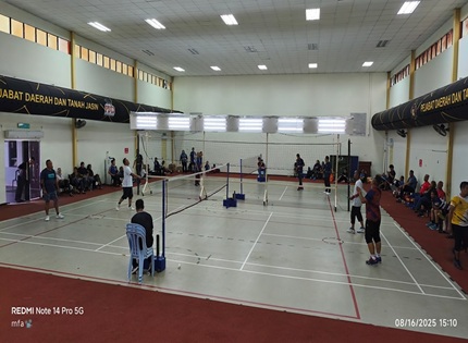 KEJOHANAN BADMINTON BERPASUKAN PIALA DATUK PEGAWAI DAERAH JASIN 2025
